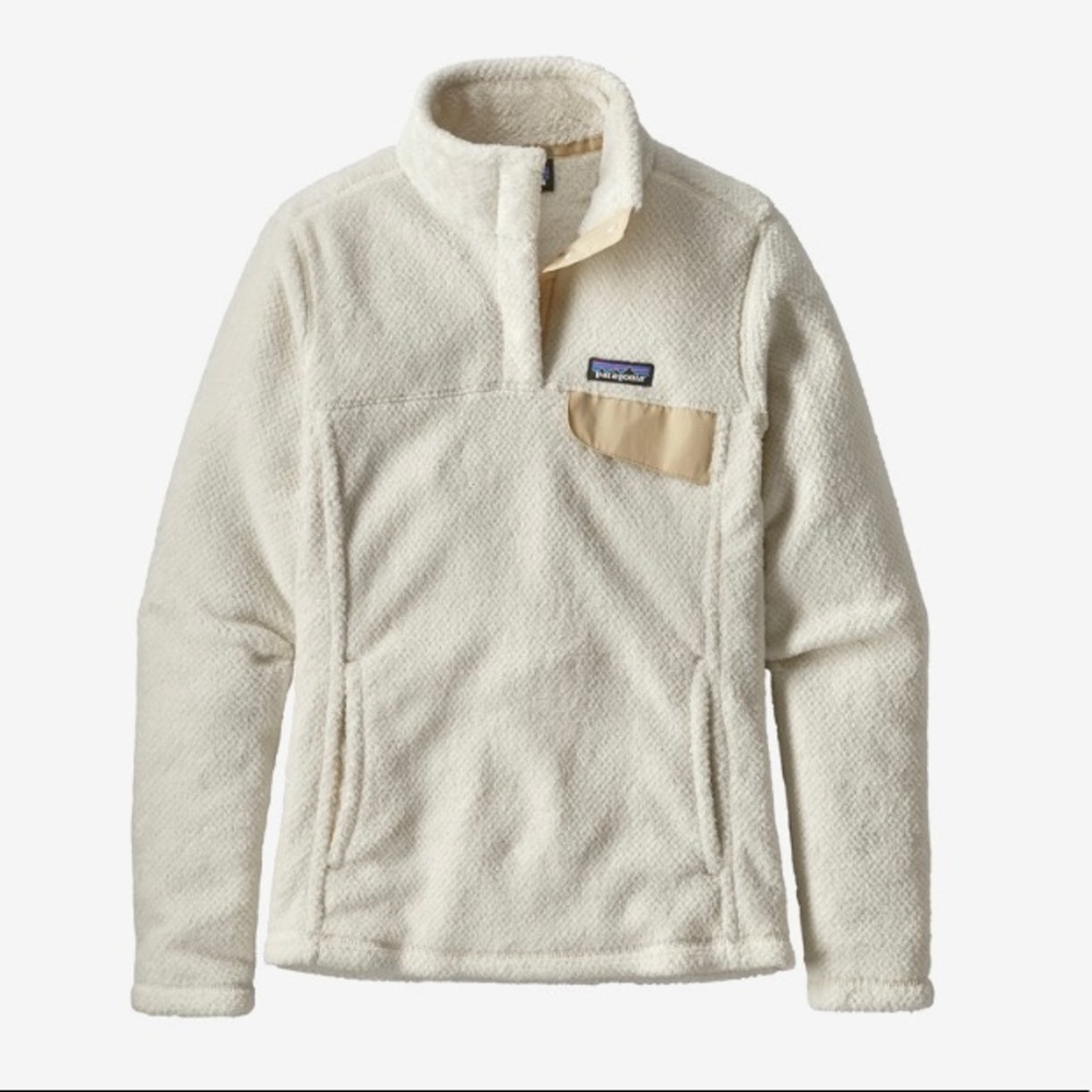 Patagonia Women’s Snap Pullover White EUC